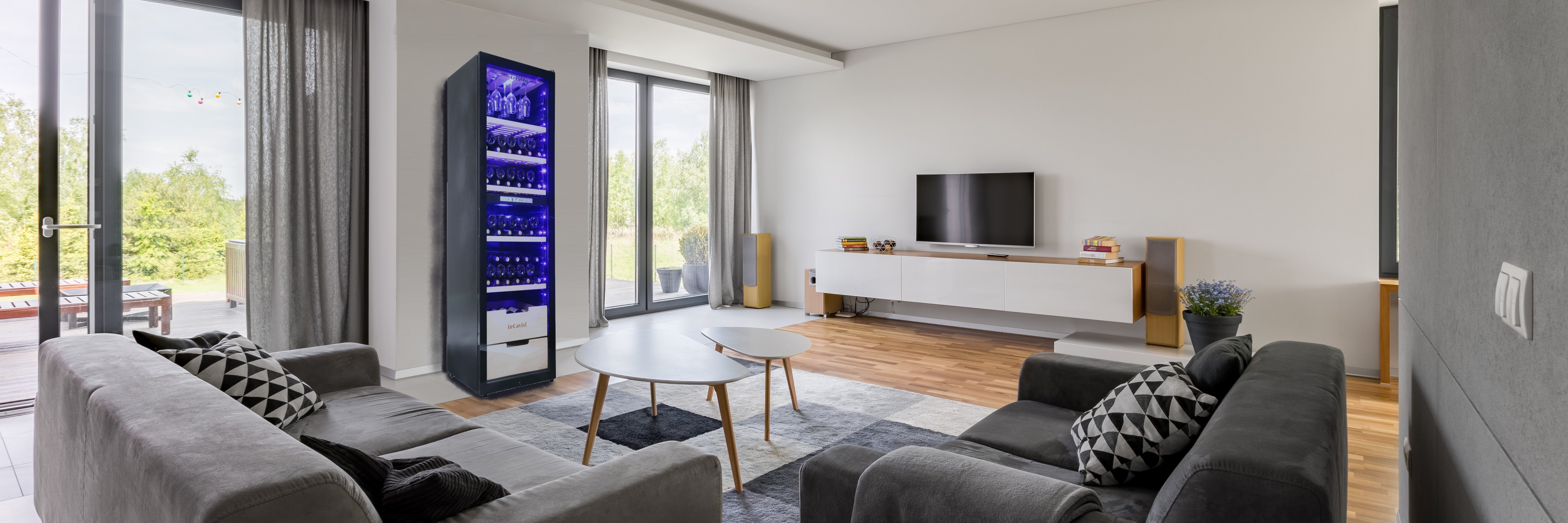 LeCavist large wine cabinet enhances the aroma of a room and best for big storage