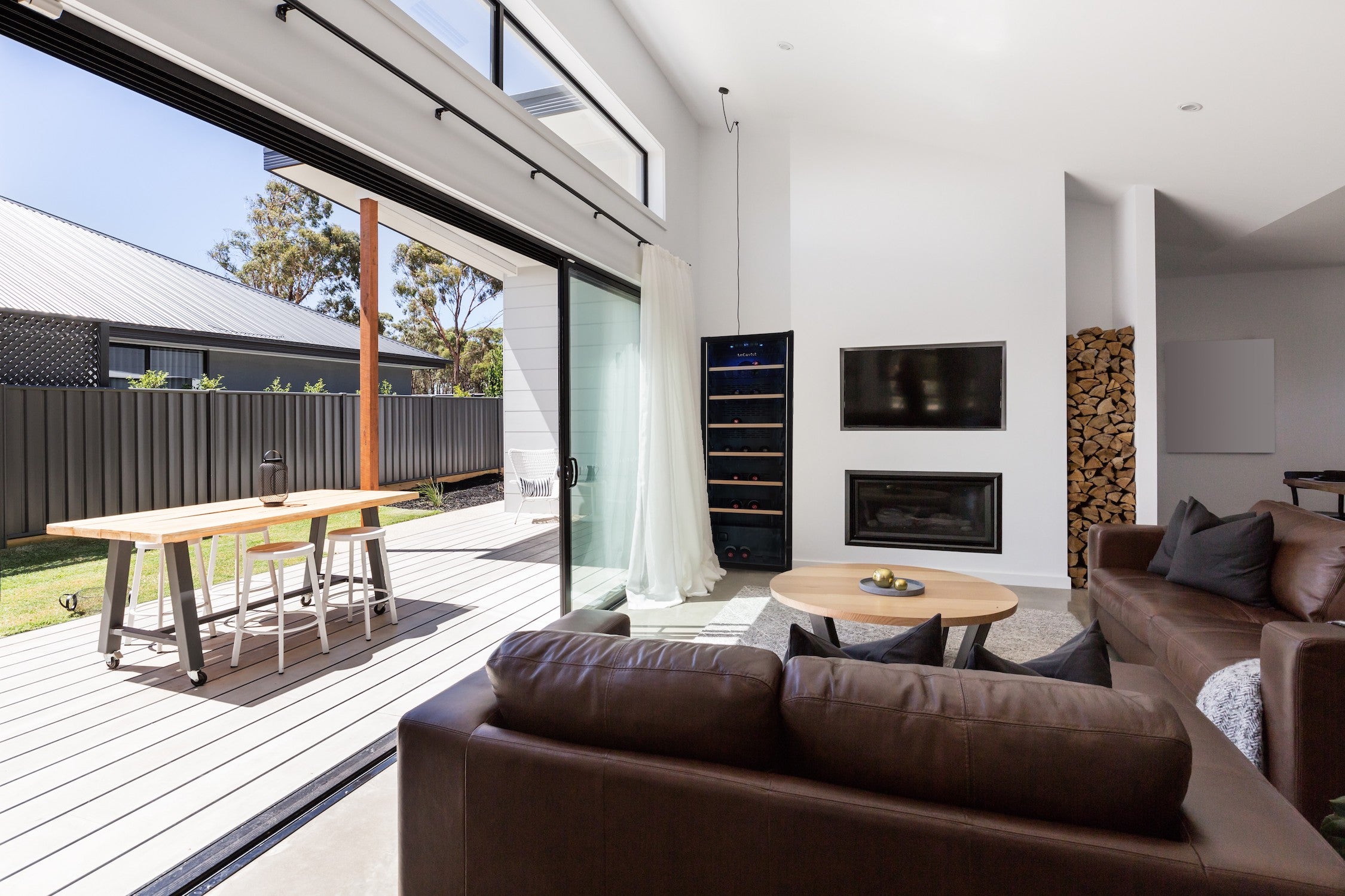 LeCavist 168 bottle wine cabinet placed at centre of house with perfection