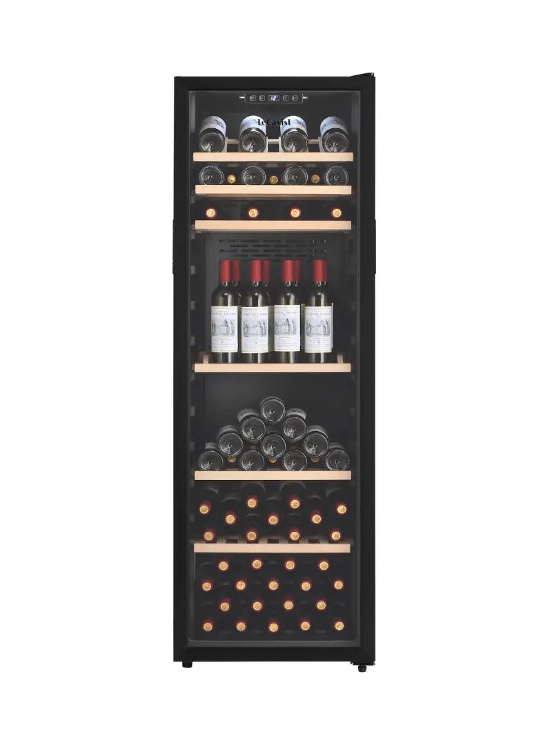 LECAVIST - 168 Bottle - Single Zone - Wine Cabinet (LEK168PV) - LeCavist NZ