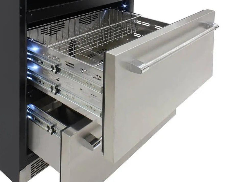 Spacious & Temperature-Controlled Drawers