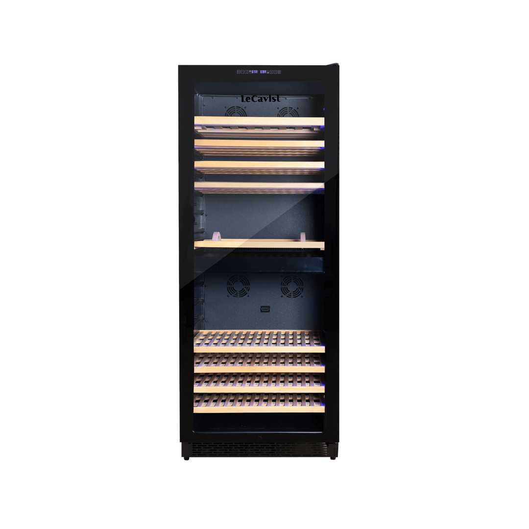 PRODUCT: LECAVIST Wine Cabinet - 303 Bottle - Dual Zone - Built - in - Black (LCS300VN2Z1D) PRE - ORDER - Built - In - LeCavist Wine Cabinets