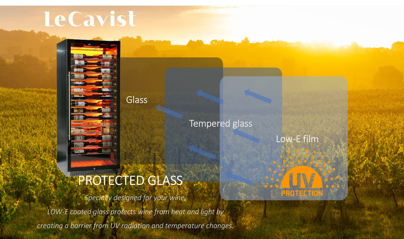 3 layer tempered glass door