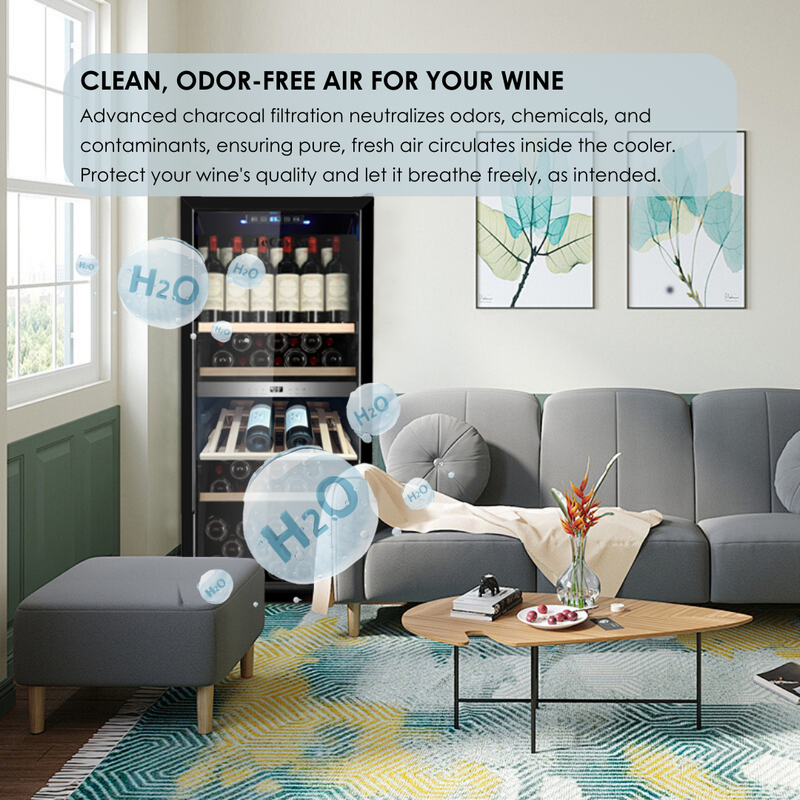 Clean, Odor-Free Air for Your Wine