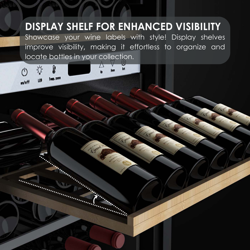 Display shelf for enhanced visibility