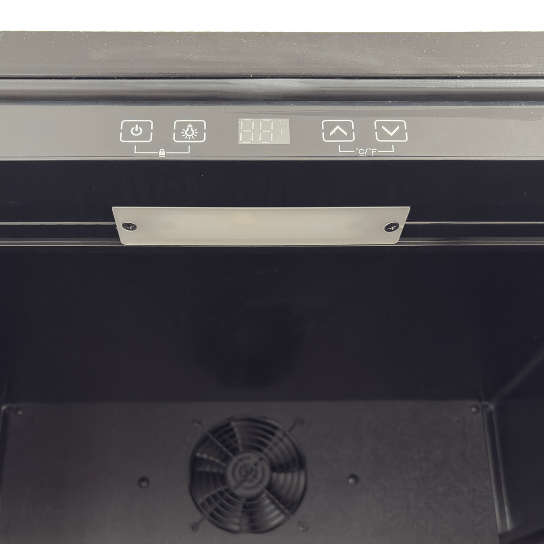 DETAILS: LECAVIST Wine and Beverage Cabinet - 140L - Black (LJ140BC) PRE - ORDER - Built - In - LeCavist Wine Cabinets