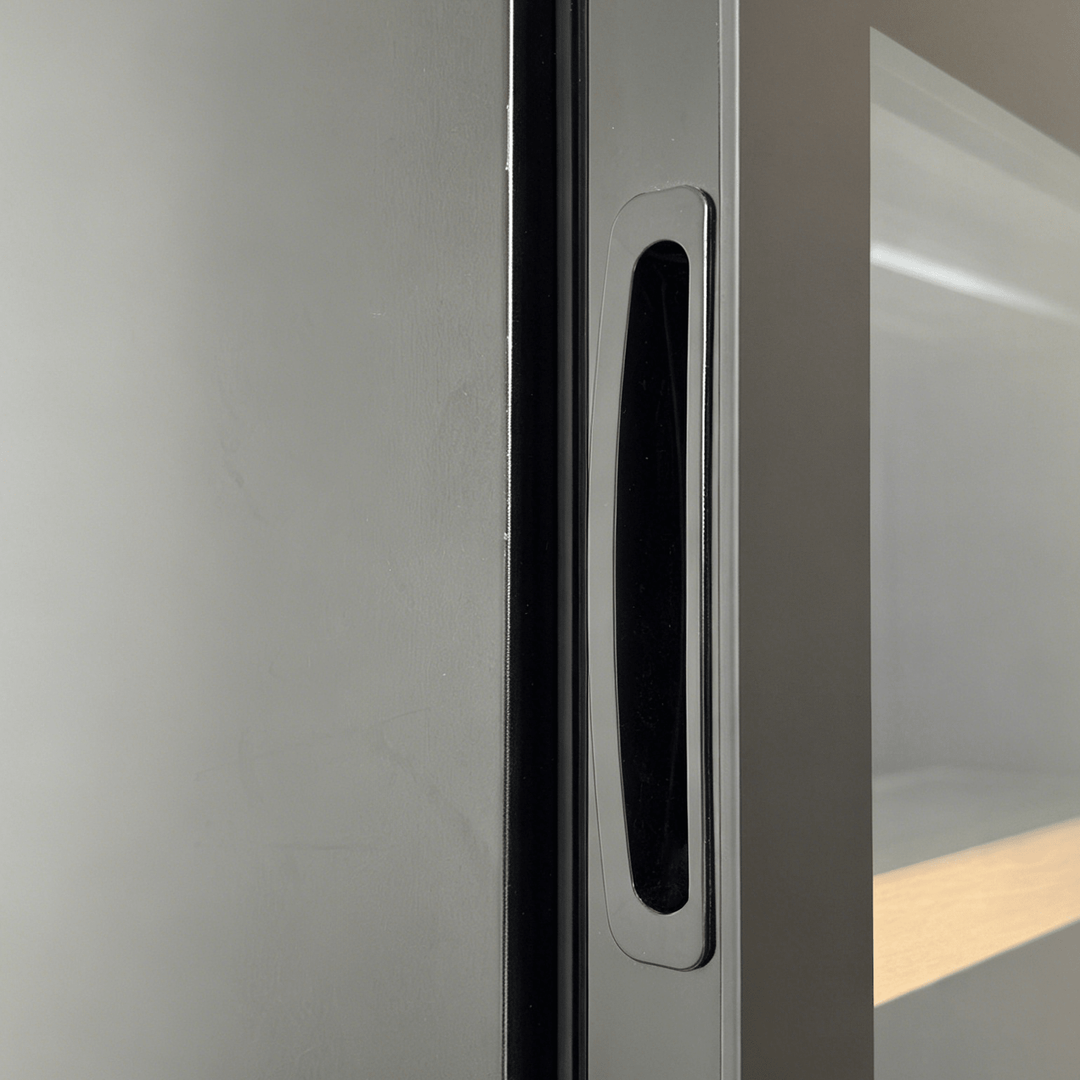 DETAILS: LECAVIST Wine and Beverage Cabinet - 140L - Black (LJ140BC) PRE - ORDER - Built - In - LeCavist Wine Cabinets