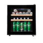 LECAVIST 14 Bottle Beverage Fridge Single Zone Black LEK14PV