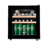LECAVIST 14 Bottle Beverage Fridge Single Zone Black LEK14PV