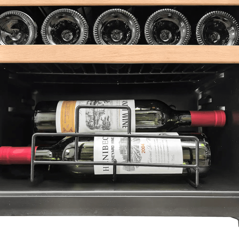 LECAVIST 14 Bottle Wine Cabinet Single Zone Black LEK14PV - Freestanding - Lecavist