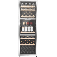 LECAVIST - 140 Bottle - Triple Zone - Stainless Steel Wine Cabinet (LEK1403ZPVX)