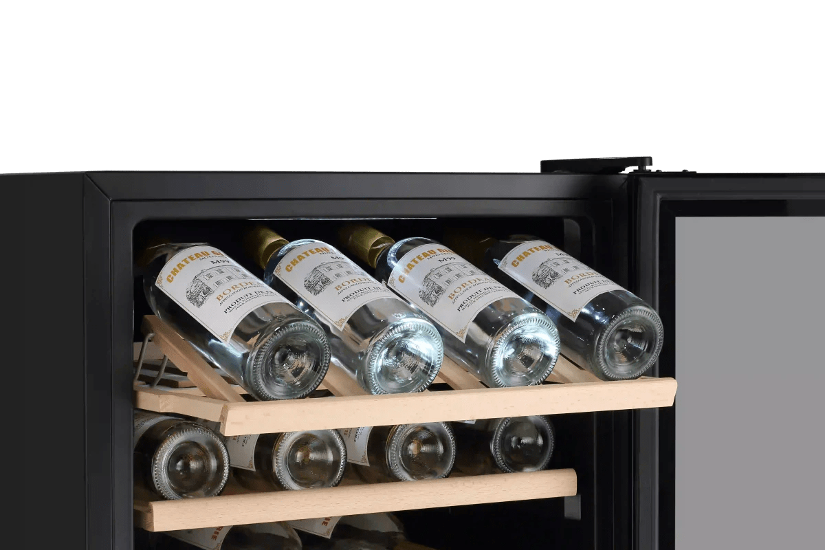 LECAVIST 140 Bottle Wine Cabinet Triple Zone Stainless Steet LEK1403ZPVX - Freestanding - Lecavist