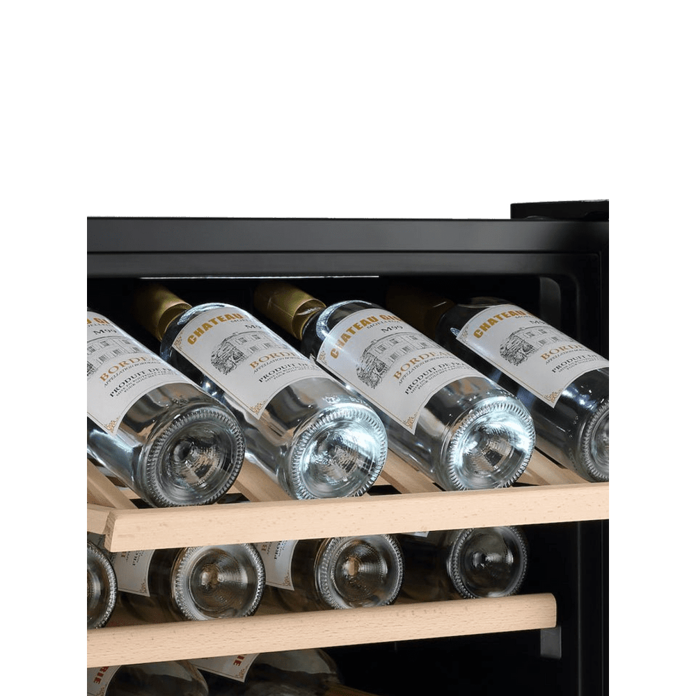 INSIDE: LECAVIST Wine Cabinet - 140 Bottle - Triple Zone - Freestanding - Black (LEK1403ZPV) - Freestanding - LeCavist Wine Cabinets