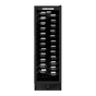LECAVIST - 157 bottles - Label view Single Zone - Black Wine Cabinet (LCS155VN1ZPRO)