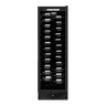 LECAVIST - 157 bottles - Label view Single Zone - Black Wine Cabinet (LCS155VN1ZPRO)