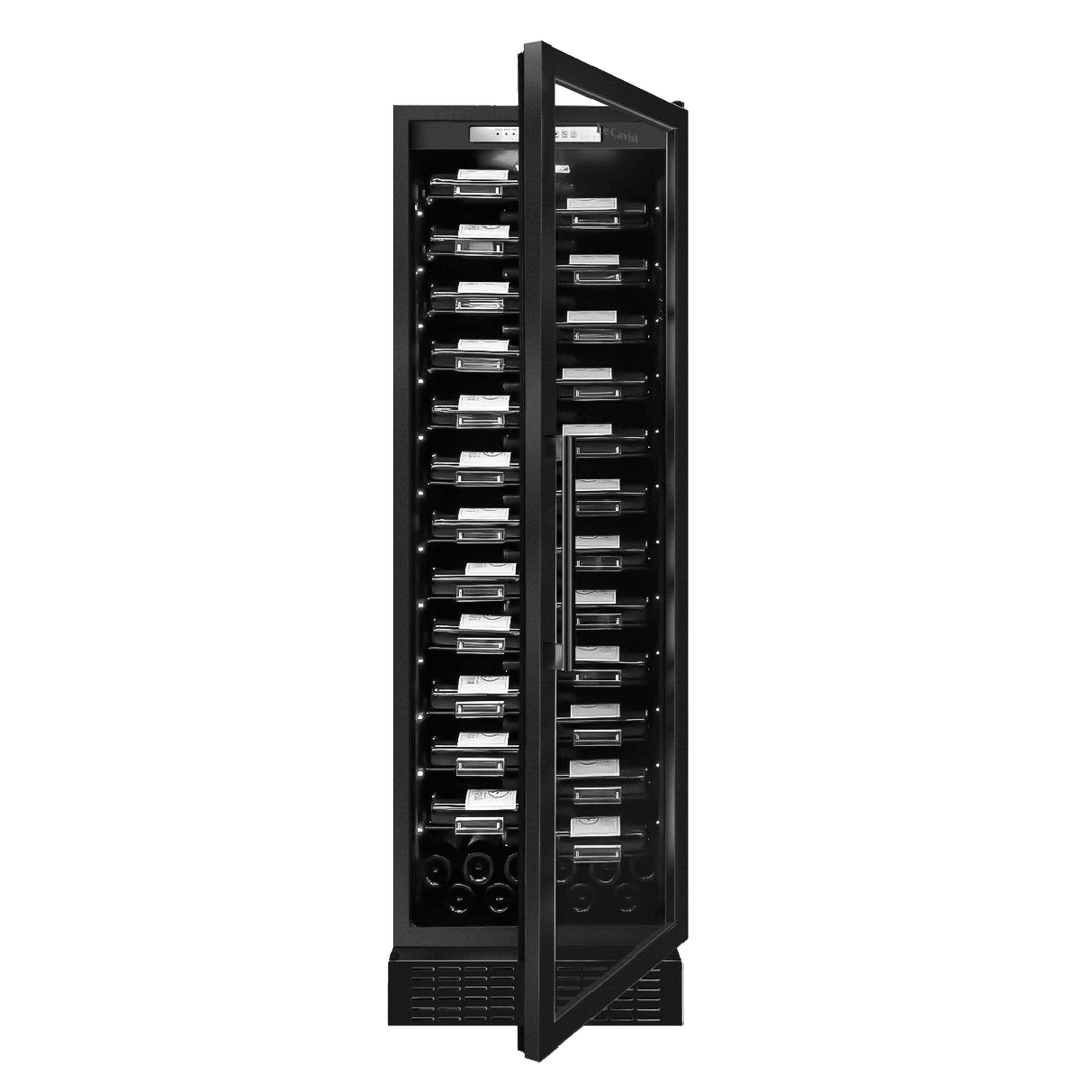PRODUCT: LECAVIST Wine Cabinet - 157 bottles - Single Zone - Built-in - Label view (LCS155VN1ZPRO) - Built-In - LeCavist Wine Cabinets