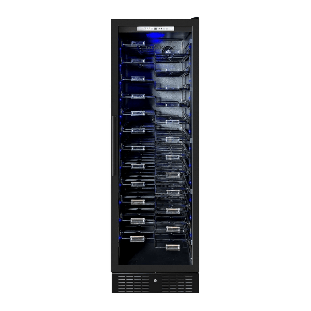 PRODUCT: LECAVIST Wine Cabinet - 157 bottles - Single Zone - Built-in - Label view (LCS155VN1ZPRO) - Built-In - LeCavist Wine Cabinets