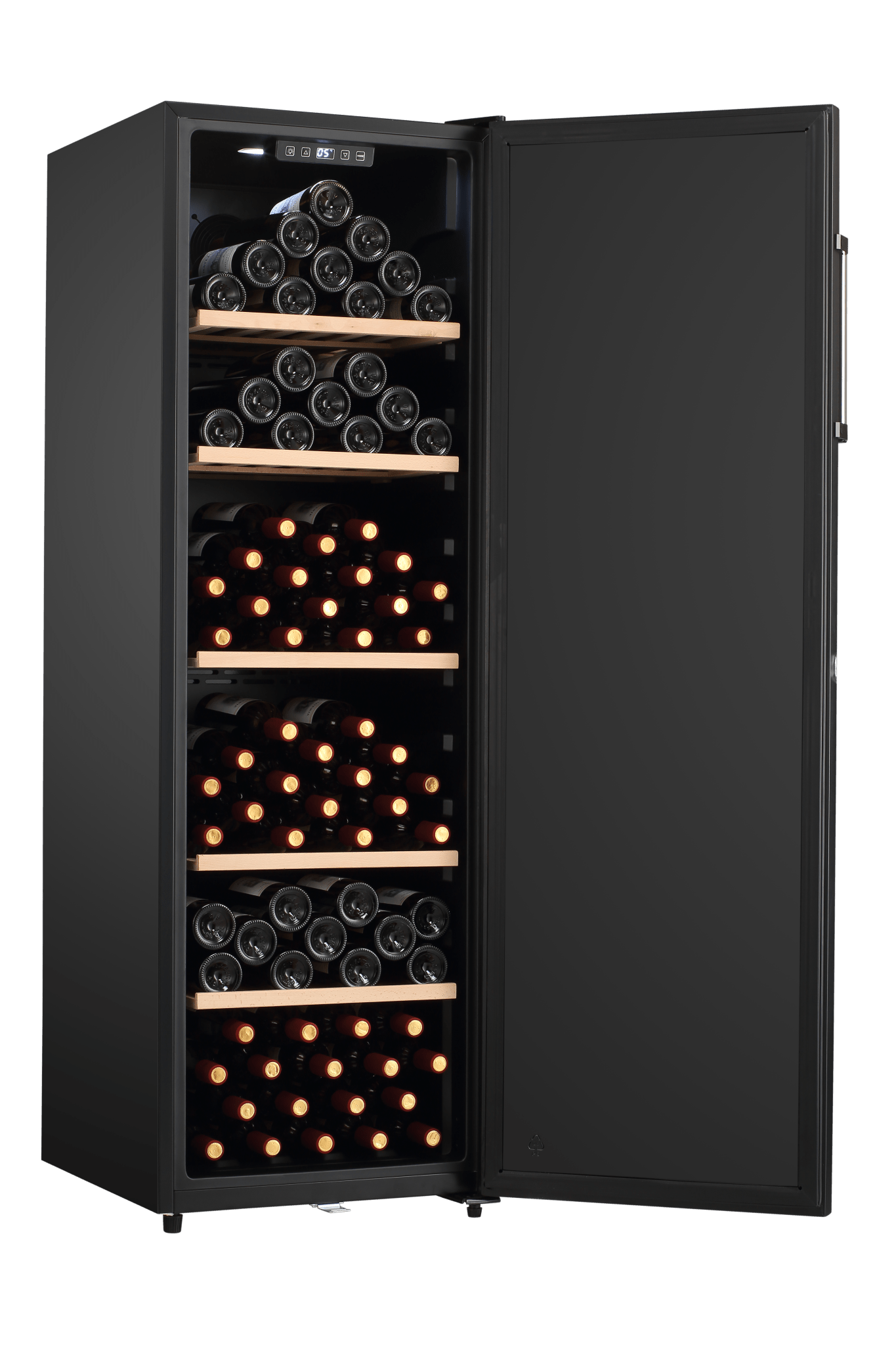 LECAVIST - 168 Bottle - Black Single Zone Cellar (LKV168PNDX) - LeCavist NZ