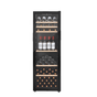 LECAVIST - 168 Bottle - Single Zone - Black Wine Cabinet - Wine Cabinet (LEK168PV)