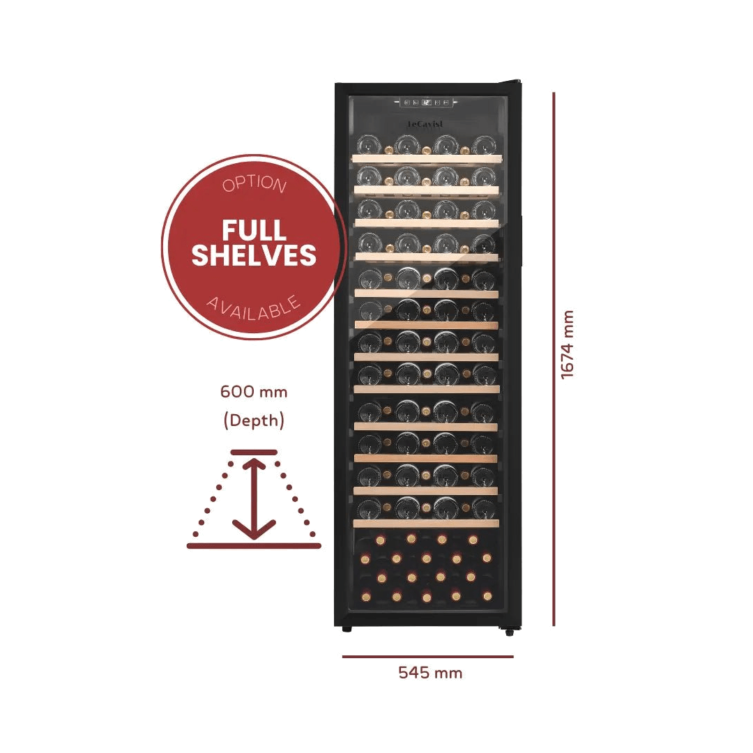 PRODUCT: LECAVIST 168 Bottle Wine Cabinet LEK168PV