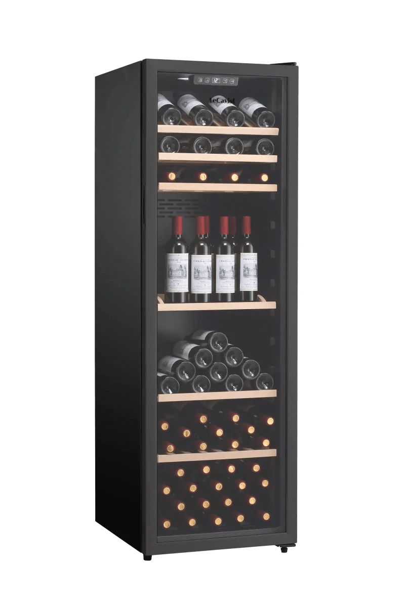 LECAVIST - 168 Bottle - Single Zone - Wine Cabinet (LEK168PV) - LeCavist NZ