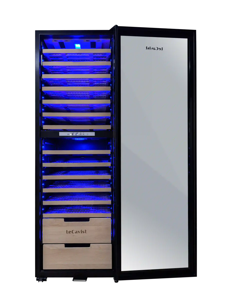 LECAVIST 173 Bottle Wine Cabinet Dual Zone Full Shelves LCS230VN2Z1DFS - Freestanding - Lecavist