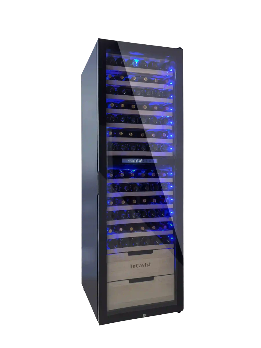 LECAVIST 173 Bottle Wine Cabinet Dual Zone Full Shelves LCS230VN2Z1DFS - Freestanding - Lecavist