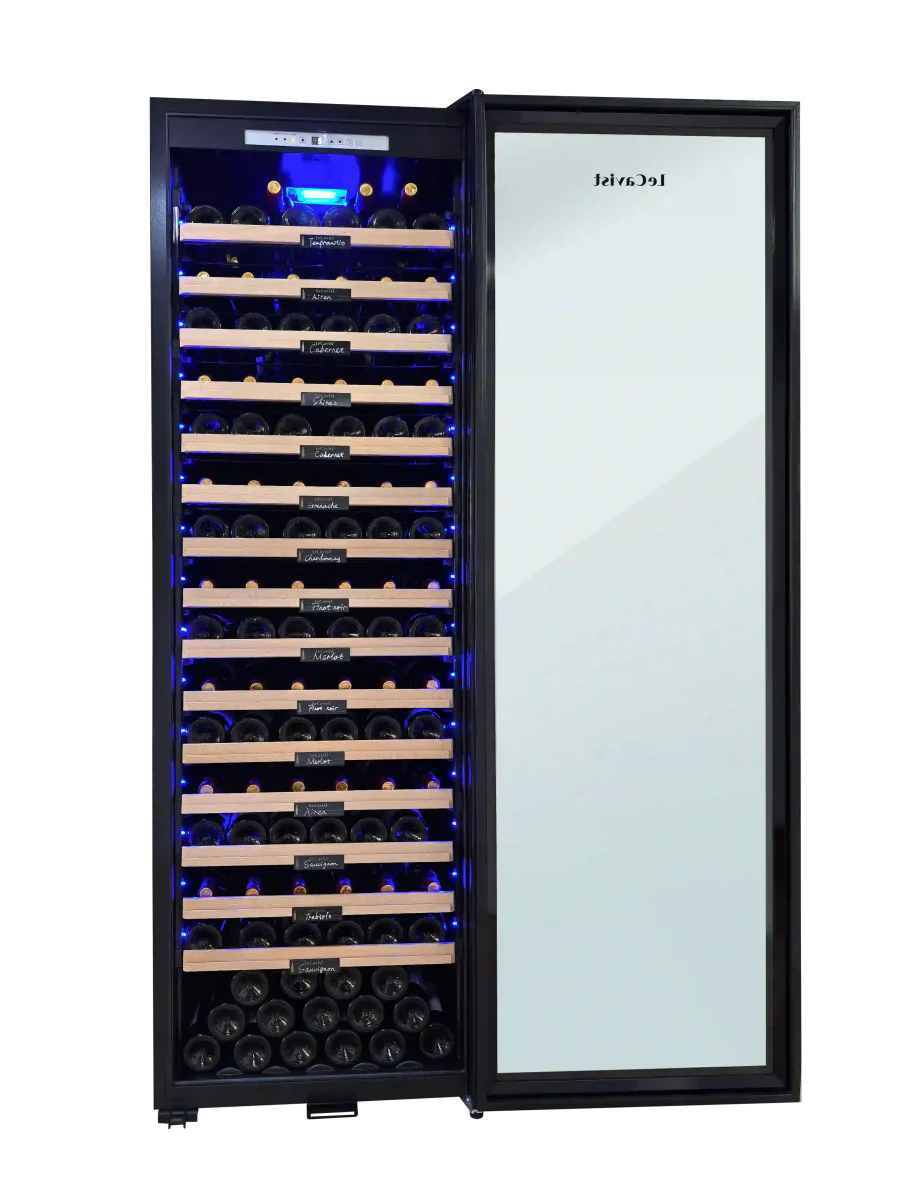 LECAVIST 189 Bottle Wine Cabinet Single Zone Full Shelves LCS240VN1Z1DFS - Freestanding - Lecavist