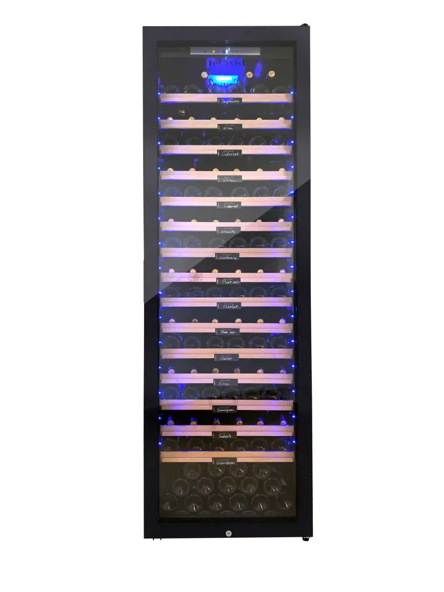 LECAVIST 189 Bottle Wine Cabinet Single Zone Full Shelves LCS240VN1Z1DFS - Freestanding - Lecavist