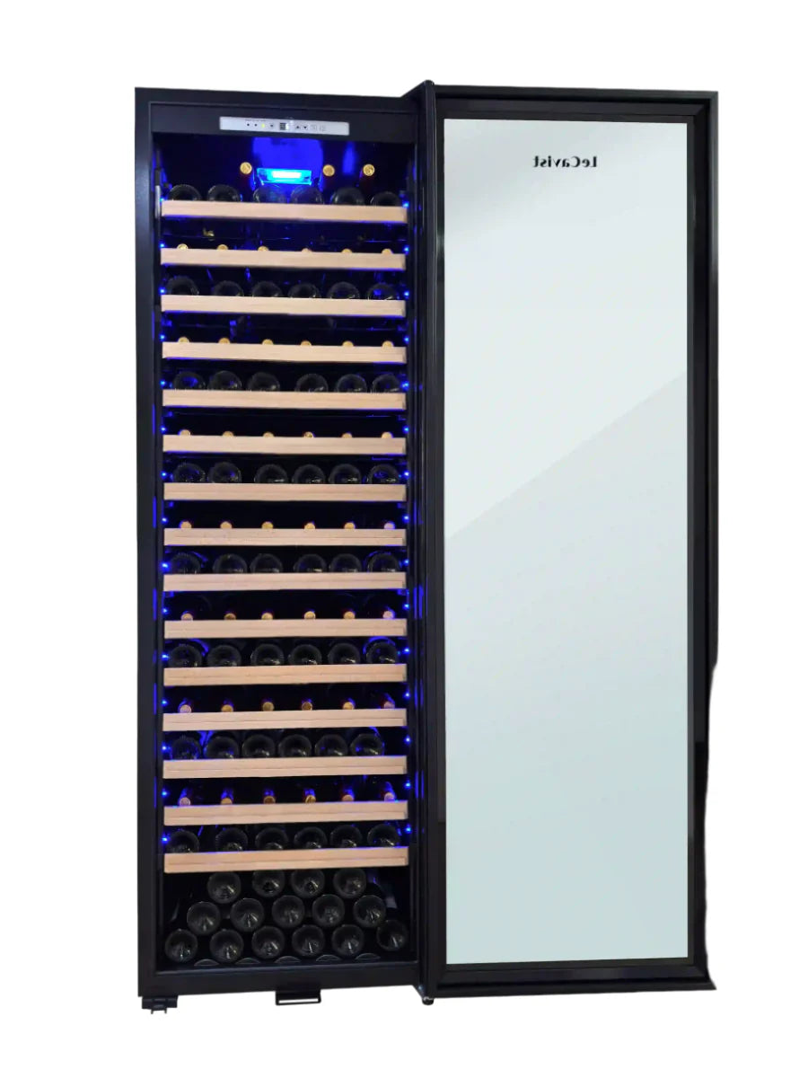 LECAVIST 189 Bottle Wine Cabinet Single Zone Full Shelves LCS240VN1Z1DFS - Freestanding - Lecavist