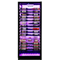 LECAVIST - 195 Bottle - Professional Black Wine Cabinet (LCS300VX1ZPRO)