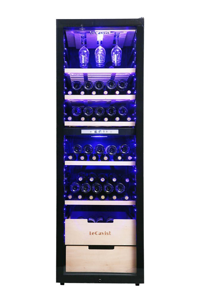 LECAVIST 226 Bottle Wine Cabinet Dual Zone LCS230VN2Z1D - Freestanding - Lecavist