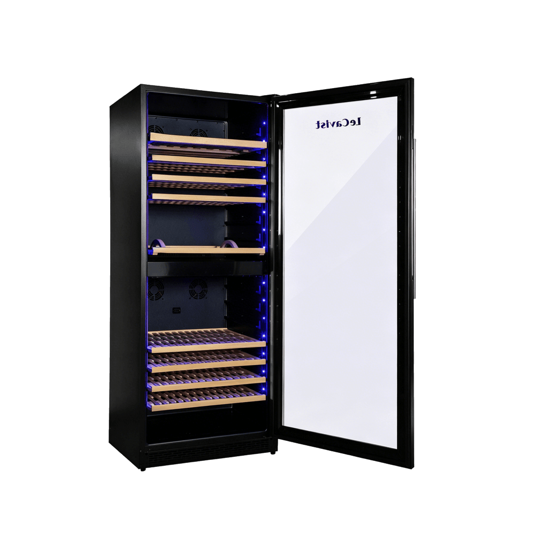 PRODUCT: LECAVIST Wine Cabinet - 303 Bottle - Dual Zone - Built-in - Black (LCS300VN2Z1D) - Built-In - LeCavist Wine Cabinets