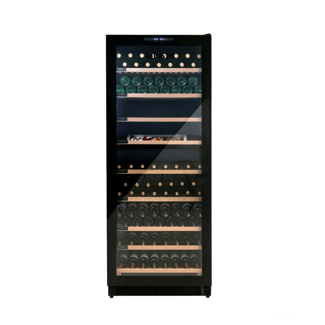 PRODUCT: LECAVIST Wine Cabinet - 303 Bottle - Dual Zone - Built-in - Black (LCS300VN2Z1D) - Built-In - LeCavist Wine Cabinets