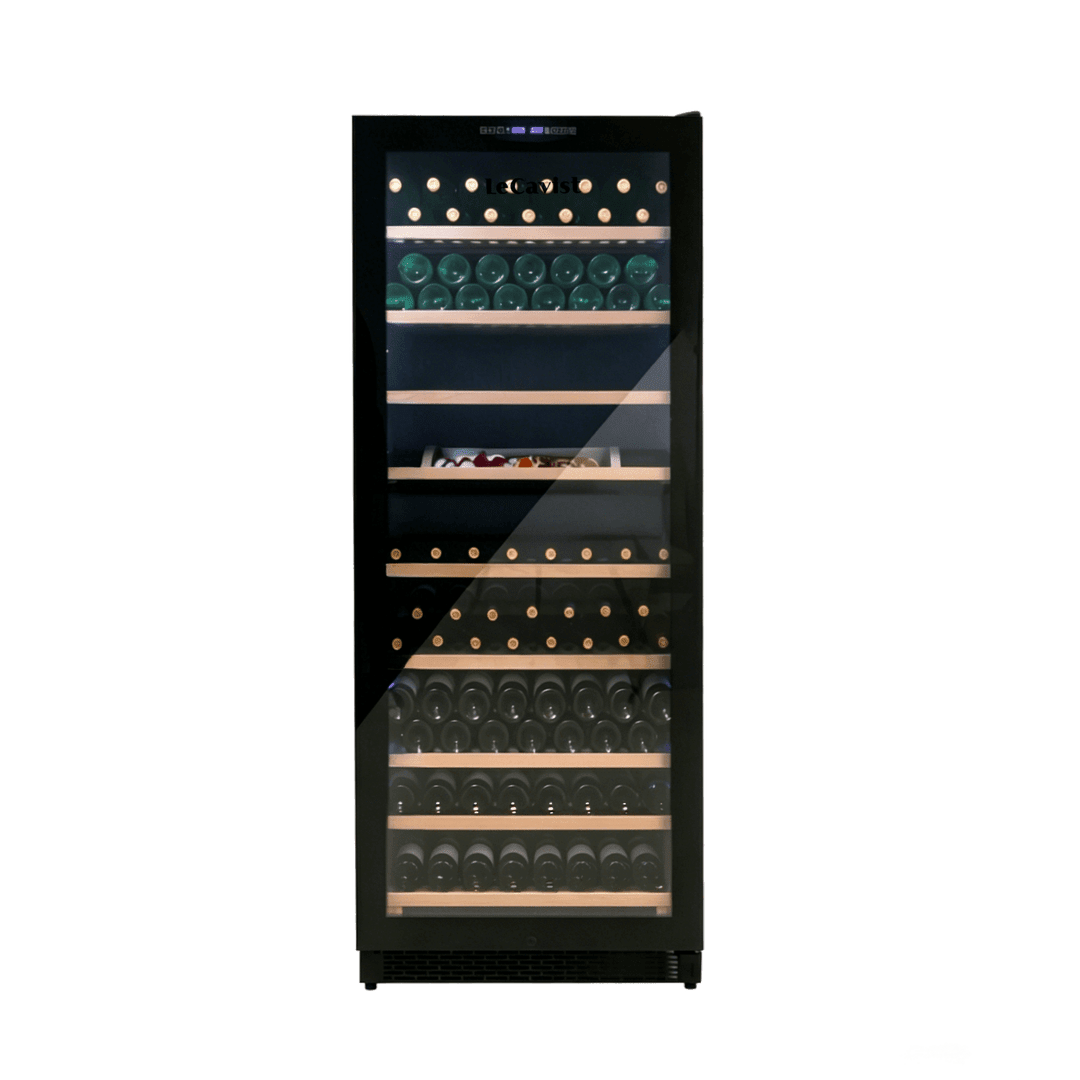 PRODUCT: LECAVIST Wine Cabinet - 303 Bottle - Dual Zone - Built-in - Black (LCS300VN2Z1D) - Built-In - LeCavist Wine Cabinets