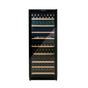 LECAVIST - 303 Bottle - Dual Zone - Black Wine Cabinet (LCS300VN2Z1D)