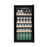 LECAVIST 33 Bottle Beverage Fridge Single Zone Black LEK33PV