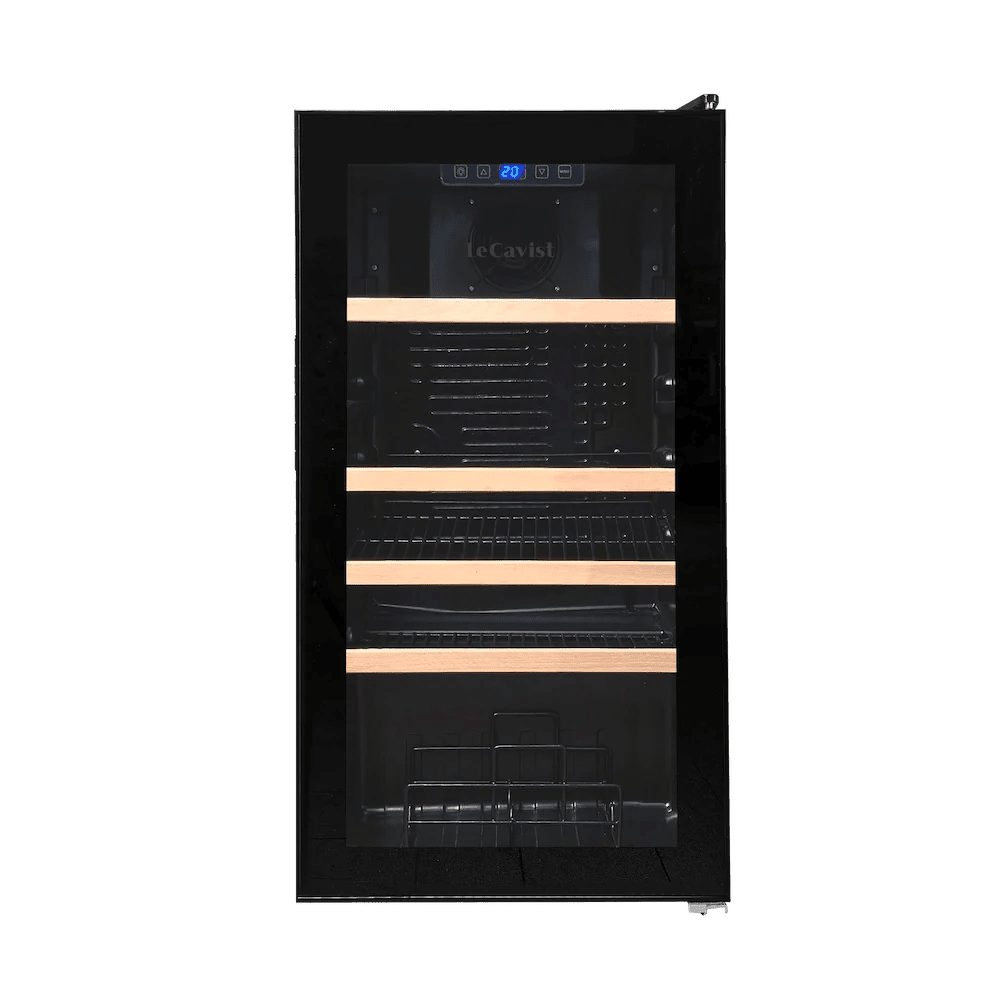 33 Bottle Wine Cabinet Single Zone Black LEK33PV