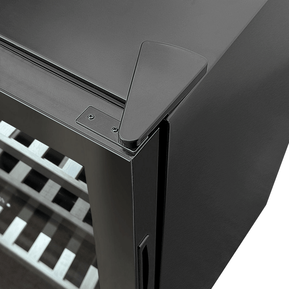 INSIDE: LECAVIST Wine Cabinet - 56 Bottle - Dual Zone - Freestanding - Black (LKS56VN2Z) - Freestanding - LeCavist Wine Cabinets