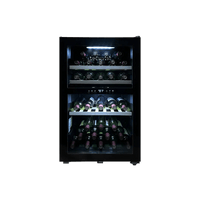 LECAVIST - 56 Bottle - Dual Zone - Black Wine Cabinet (LKS56VN2Z)
