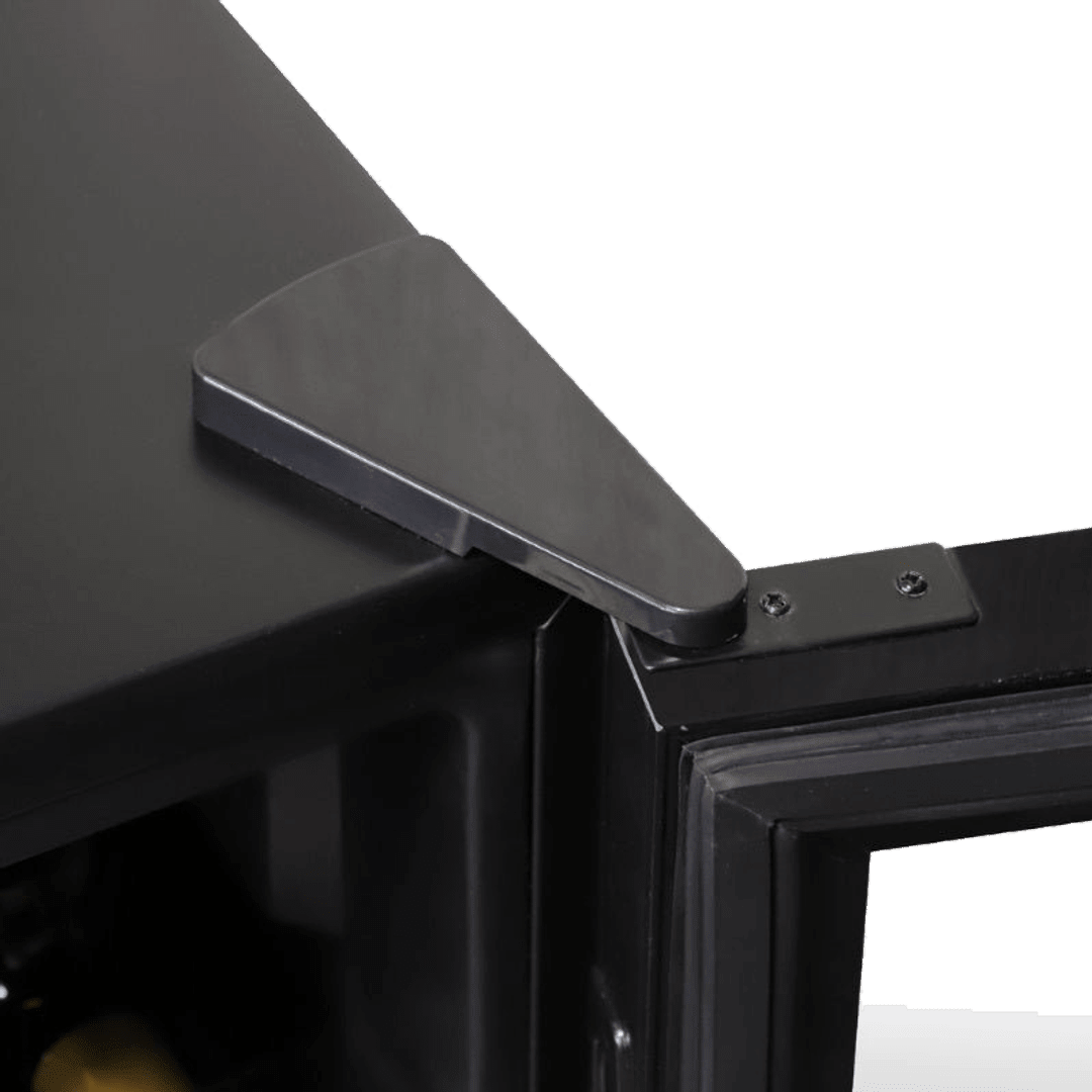 DETAILS: LECAVIST Wine Cabinet - 63 Bottle - Single Zone - Freestanding - Black (LKCV63N) - Freestanding - LeCavist Wine Cabinets