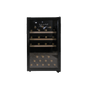 LECAVIST - 63 Bottle - Single Zone - Black Wine Cabinet (LKCV63N)