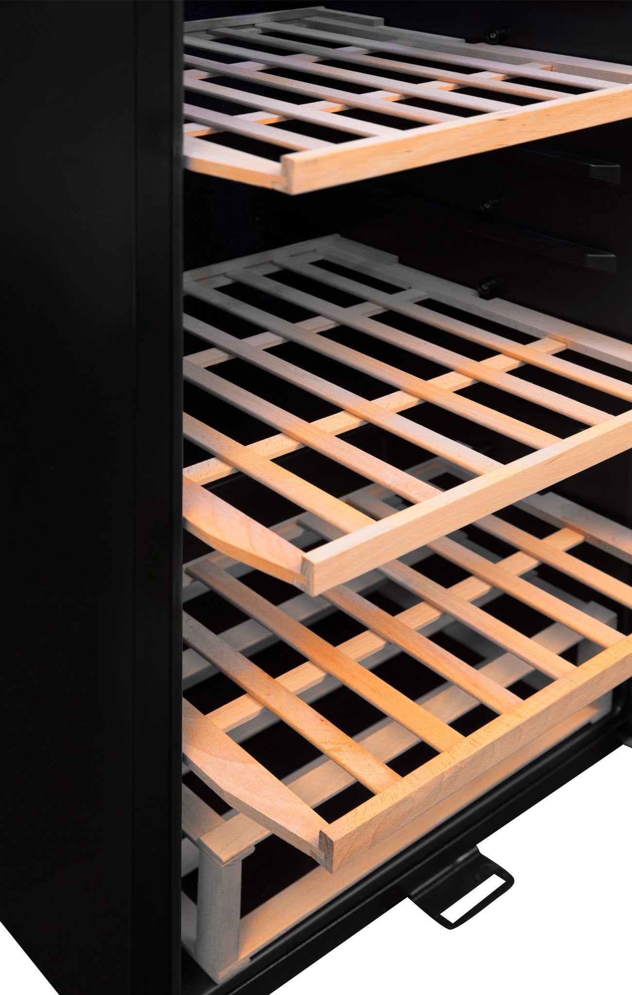 LECAVIST - 97 Bottle - Single Zone - Black Wine Cabinet (LCS100VN) - LeCavist NZ