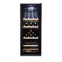 LECAVIST - 97 Bottle - Single Zone - Black Wine Cabinet (LCS100VN)