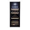 LECAVIST - 97 Bottle - Single Zone - Black Wine Cabinet (LCS100VN)