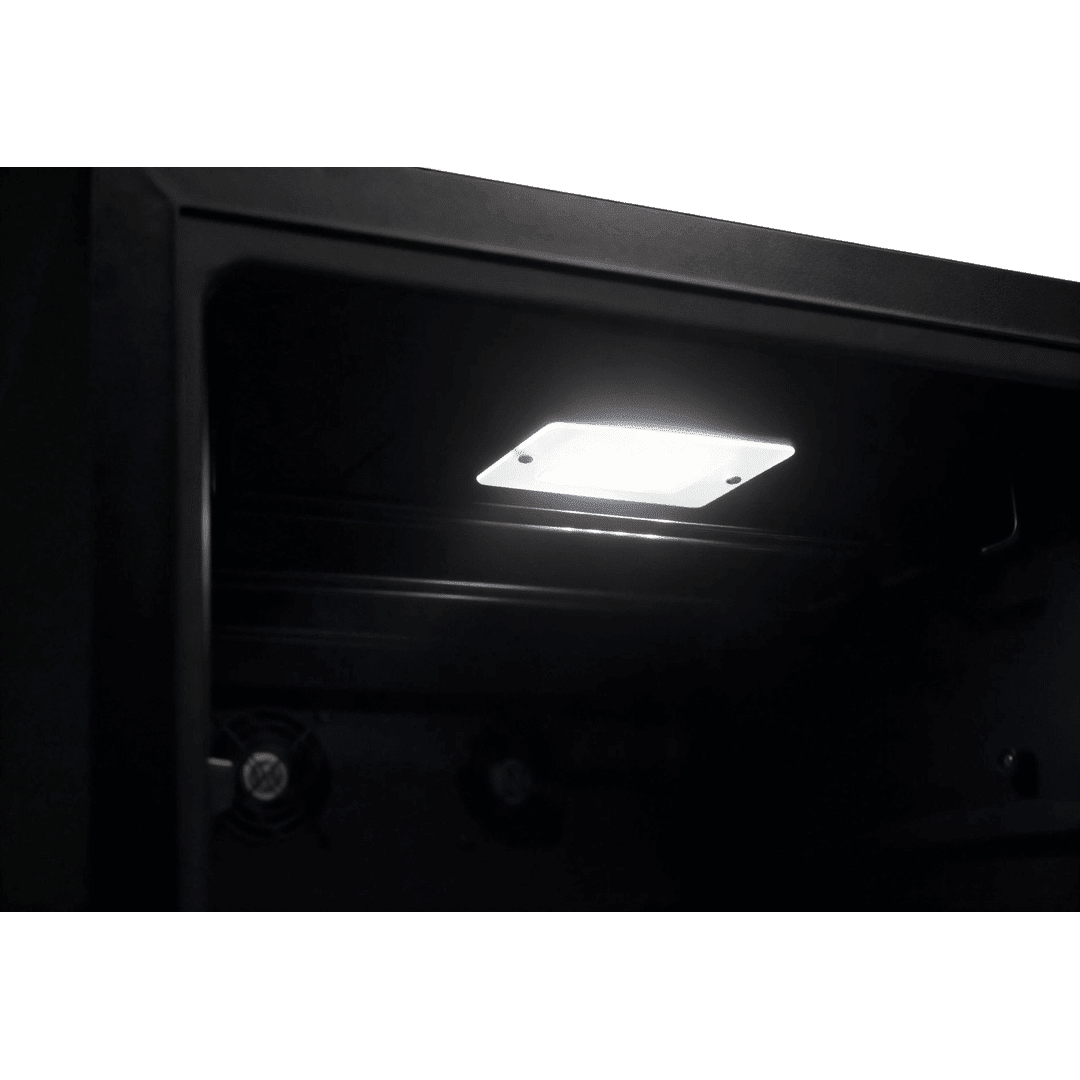 DETAILS: LECAVIST Wine Cabinet - 97 Bottle - Single Zone - Freestanding - Black (LCS100VN) PRE-ORDER - Freestanding - LeCavist Wine Cabinets
