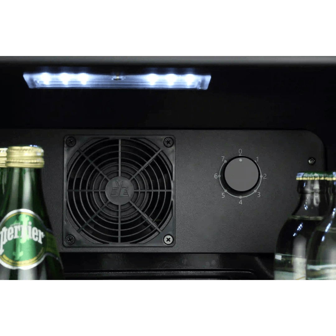 DETAILS: LECAVIST Beverage Centre - 237L - Black (LJBC238MN) - Freestanding - LeCavist Wine Cabinets