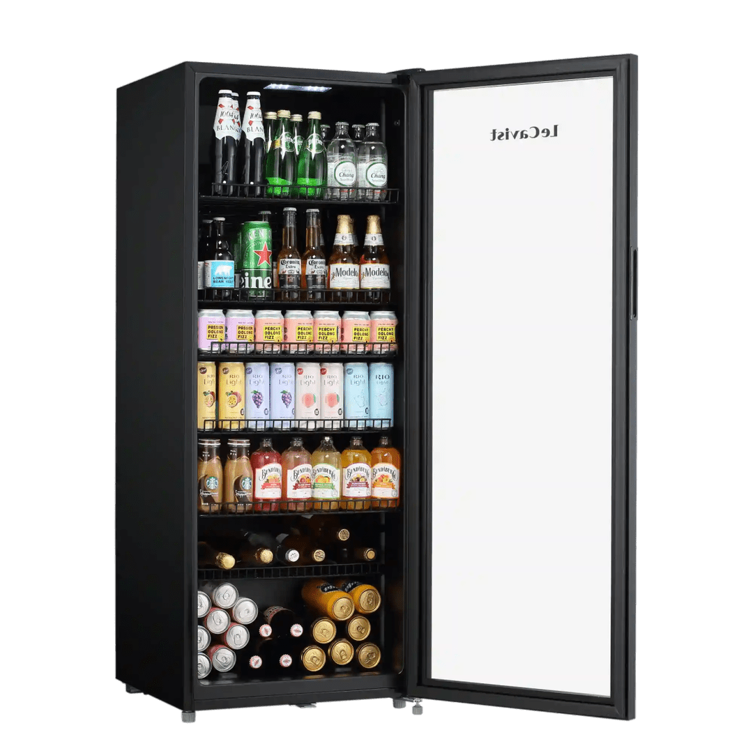 PRODUCT: LECAVIST Beverage Centre - 237L - Black (LJBC238MN) - Freestanding - LeCavist Wine Cabinets