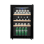 LECAVIST Beverage Fridge - 21 Bottle - Single Zone - Freestanding - Black (LEK21PV)