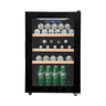 LECAVIST Beverage Fridge - 21 Bottle - Single Zone - Freestanding - Black (LEK21PV)