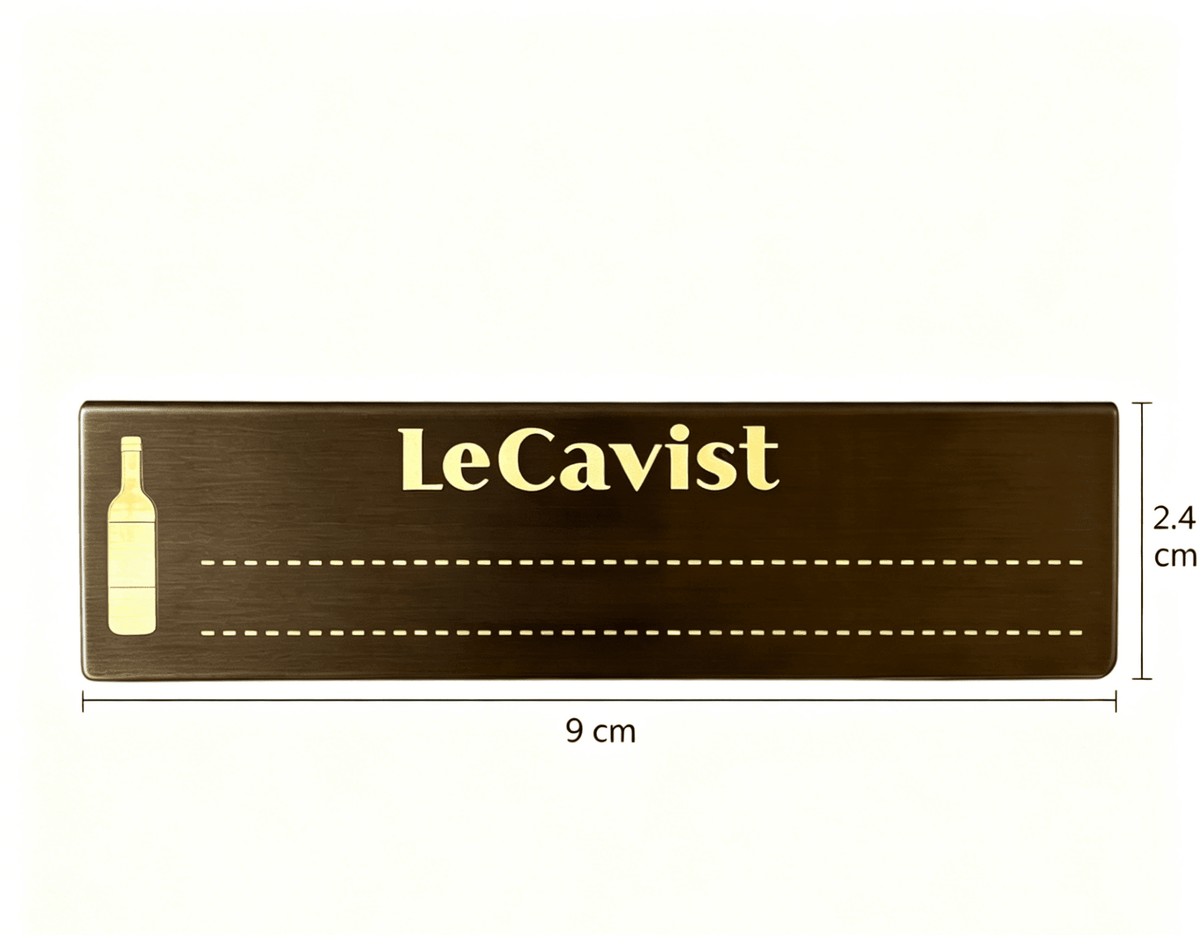LECAVIST Metal Wine Label - LCMETLABEL - LeCavist NZ